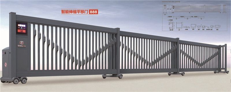 智能伸縮平移門888